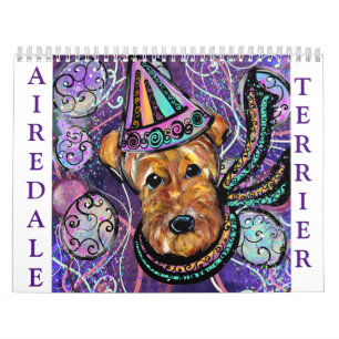 AIREDALE TERRIER CALENDAR