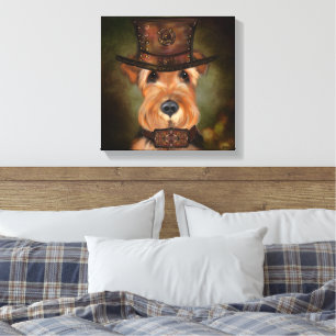 AIREDALE TERRIER  CANVAS PRINT
