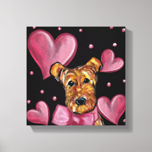 AIREDALE TERRIER CANVAS PRINT