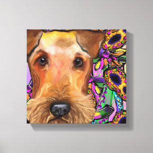 AIREDALE TERRIER CANVAS PRINT