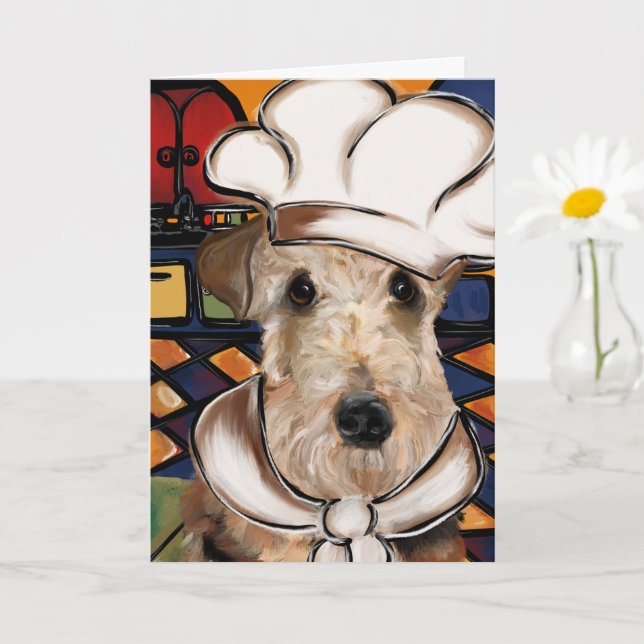  AIREDALE TERRIER        CARD (Small Plant)