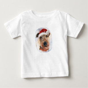Airedale Terrier Christmas Gifts For Dog Lovers Baby T-Shirt