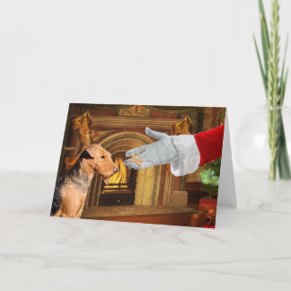 Airedale Terrier Christmas Holiday Card
