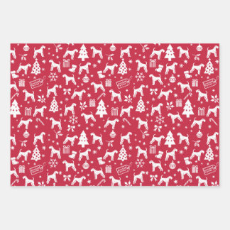 Airedale Terrier Christmas Wrapping Paper Sheet