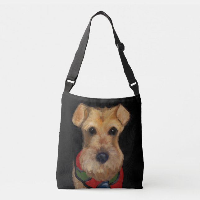 Airedale Terrier  Crossbody Bag (Front)