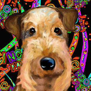  AIREDALE TERRIER         CROSSBODY BAG