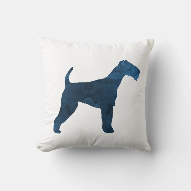 Airedale terrier cushion (Front)