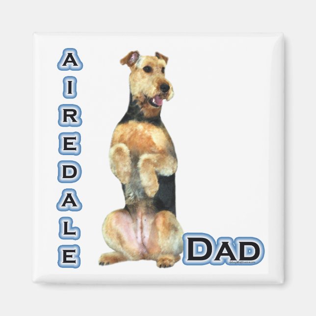Airedale Terrier Dad 4 - Magnet (Front)