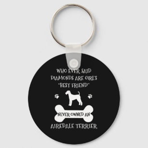 Airedale Terrier Dog Best Friend Key Ring