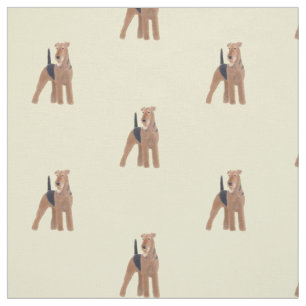 Airedale Terrier Dog Fabric