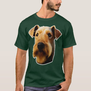 airedale terrier dog head T-Shirt