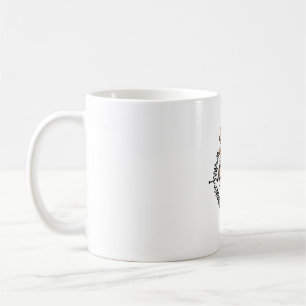 Airedale Terrier Dog Jumping Heart Ekg Line Coffee Mug