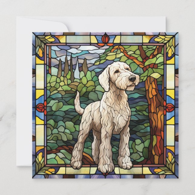 Airedale Terrier Dog Note Card (Front)