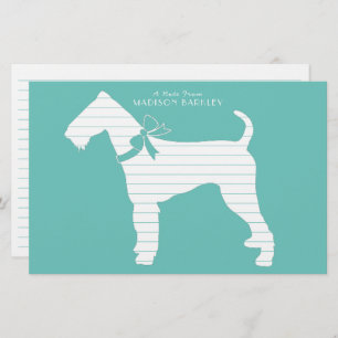 Airedale Terrier Dog Puppy Stationery