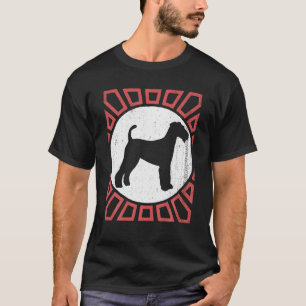 Airedale Terrier Dog Retro Vintage T-Shirt