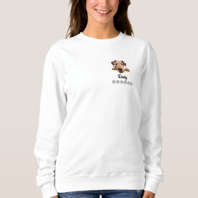 Airedale Terrier Dog Sweatshirt (Front)