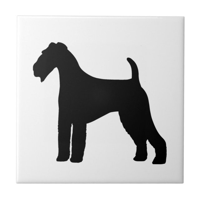 Airedale Terrier Dog Tile (Front)