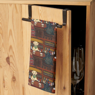 AIREDALE TERRIER & FRIENDS TEA TOWEL