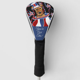 AIREDALE TERRIER   GOLF HEAD COVER