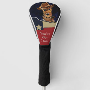 AIREDALE TERRIER   GOLF HEAD COVER