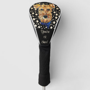 AIREDALE TERRIER GOLF HEAD COVER