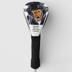 AIREDALE TERRIER GOLF HEAD COVER