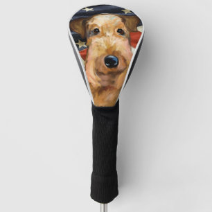  AIREDALE TERRIER    GOLF HEAD COVER