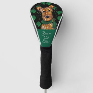 AIREDALE TERRIER GOLF HEAD COVER