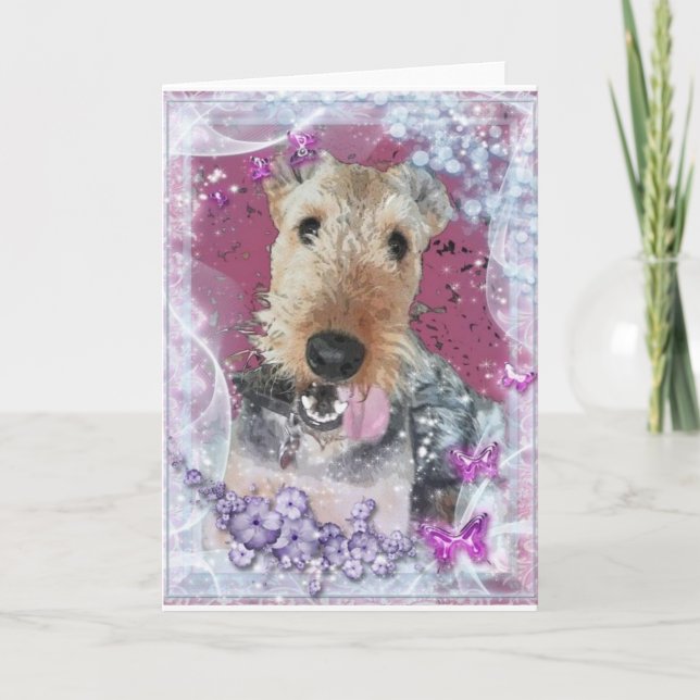 Airedale Terrier Greeting cards (Front)