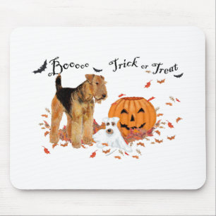Airedale Terrier Halloween Mouse Pad