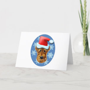 AIREDALE TERRIER HOLIDAY CARD