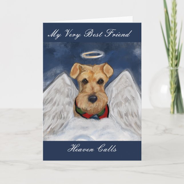 Airedale Terrier Holiday Card (Front)