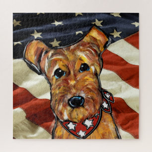 AIREDALE TERRIER JIGSAW PUZZLE