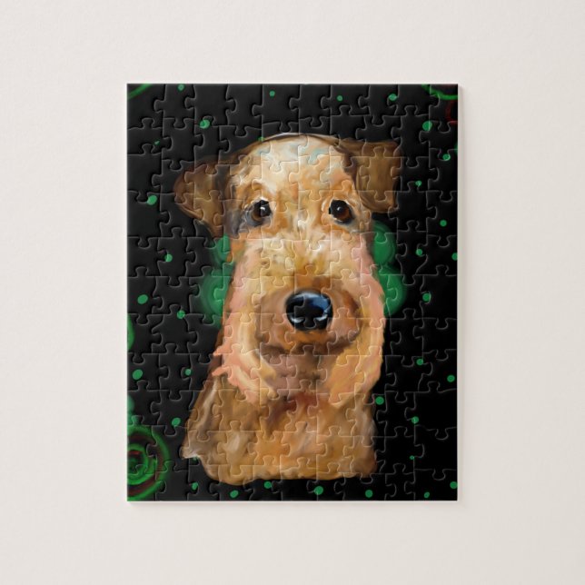 AIREDALE   TERRIER     JIGSAW PUZZLE (Vertical)