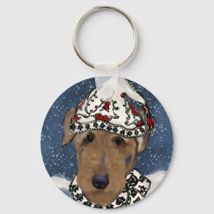 AIREDALE TERRIER KEY RING