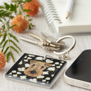 AIREDALE TERRIER KEY RING