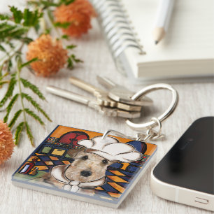  AIREDALE TERRIER        KEY RING
