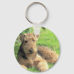 Airedale Terrier Keychain