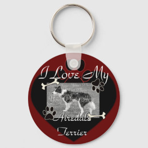 Airedale Terrier Keychain