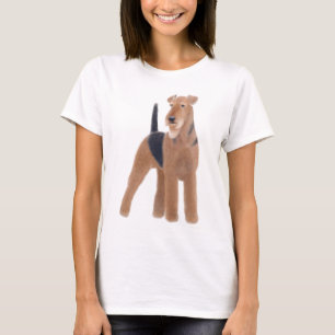 Airedale Terrier Ladies Babydoll Shirt