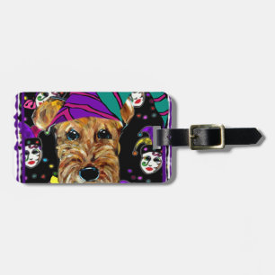 AIREDALE TERRIER LUGGAGE TAG
