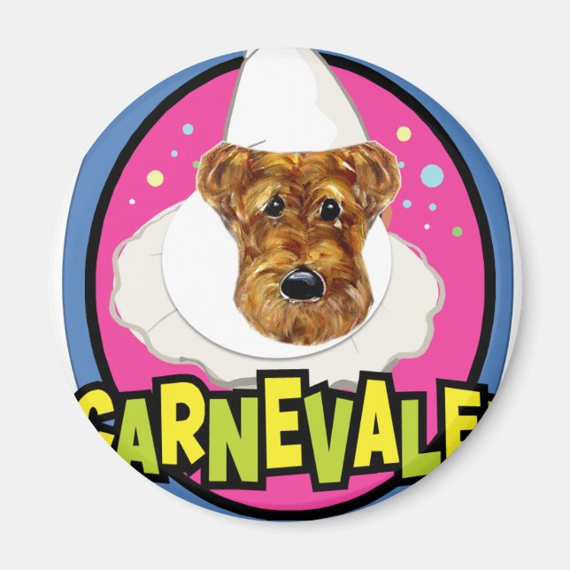 AIREDALE TERRIER MAGNET (Front)
