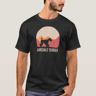 Airedale Terrier Mountain for Hiker Dog Lovers Pre T-Shirt