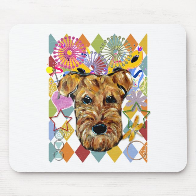 AIREDALE TERRIER MOUSE PAD (Front)