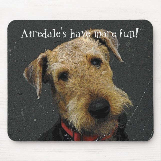 Airedale Terrier Mouse Pad (Front)