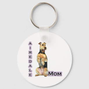 Airedale Terrier Mum 4  - Keychain