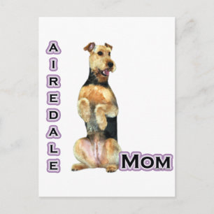Airedale Terrier Mum 4 Postcard