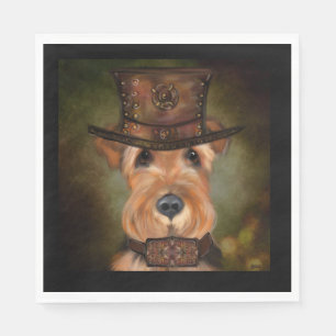 AIREDALE TERRIER NAPKIN