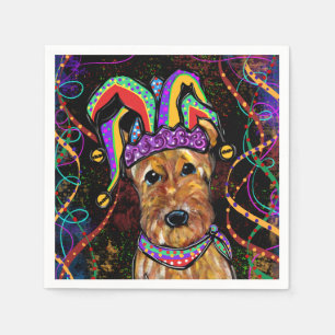 AIREDALE TERRIER NAPKIN