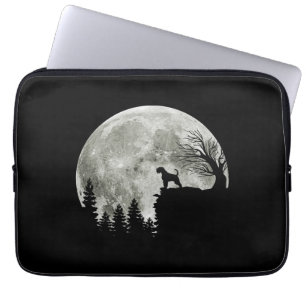 Airedale Terrier On Mountain Halloween Dog Lovers Laptop Sleeve